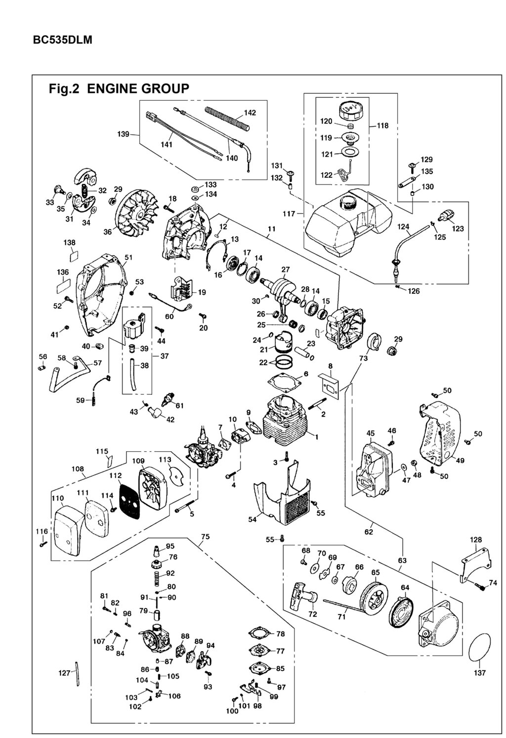 Прокладка для триммера zenoah komatsu bc535dlm bc535dwm антивибрационная п133 134 zenoah komatsu 140086271 1400-86271 от компании ООО ГенХольм - фото 1