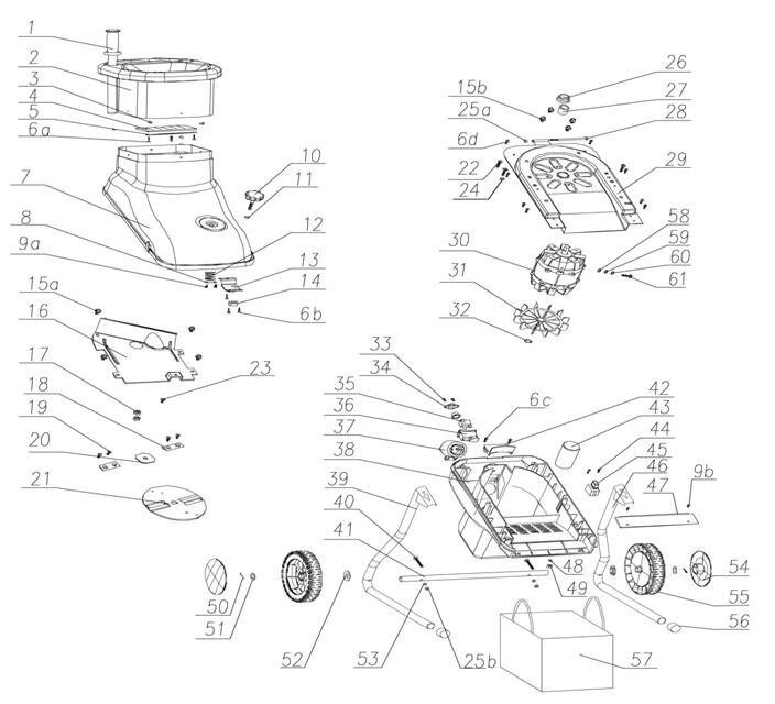 Прокладка измельчителя sungarden c214 17aa0001 крепления ножа поз 20 sungarden sg9600129018 sg960-01290-18 от компании ООО ГенХольм - фото 1