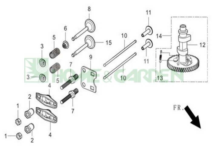 Распредвал lamboghini lm610 rato 14200z01011 14200-z010110-0000 распредвал mega rato 5.5 lm610 mega hgm6r поз12 от компании ООО ГенХольм - фото 1