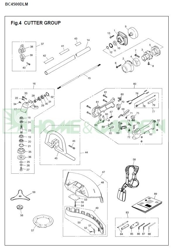 Редуктор ножа триммера zenoah komatsu bc4500dlm dwm п16 zenoah komatsu 656213000 6562-13000 от компании ООО ГенХольм - фото 1