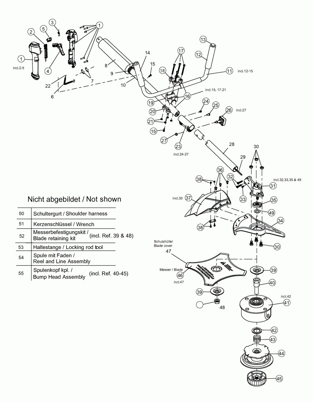 Рукоятка триммера mtd 790 780 990 mtd 75305177 753-05177 953-05177 95305177 с разбора от компании ООО ГенХольм - фото 1