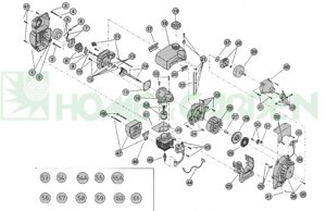 Ry153591 сцепление для культиватора mtd 410 ryobi 410r поз 38 в сборе