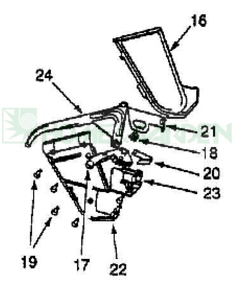 Рычаг хода газонокосилки mtd 46spb 46spt 48sp ym6521smk ym6021sms ym6018sps 45sp 46sp п24 931-0620 9310620 mtd 7310620 от компании ООО ГенХольм - фото 1