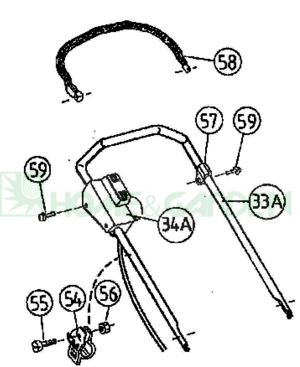 Рычаг переключения газонокосилки mtd e38w yardman ym1618e mtd 7312041 731-2041 п58 скоба mtd he48l e45r e45rch 45e от компании ООО ГенХольм - фото 1