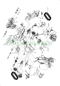 Sg1810026003 вал mega 6180tb вал tornado 2460te ts 2465lte ltr вал тормоза вал для снегоуборщика в сборе п. 23t t1-t16