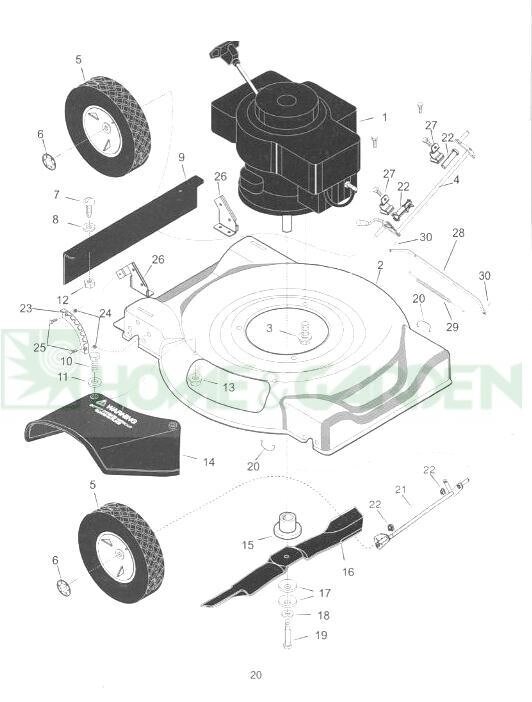 Sg2000090015 болт ножа sd504 sungarden болт крепления ножа для газонокосилки sungarden sd504 sg200-00900-15 от компании ООО ГенХольм - фото 1