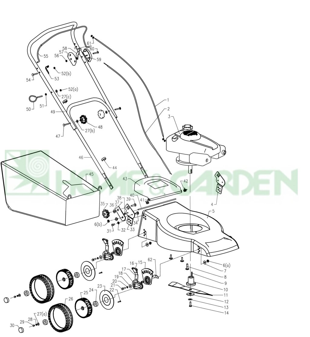 Sg2500138018 кронштейн для газонокосилки sungarden rd41 1541e поз37 крепления ручки sg250-01380-18 от компании ООО ГенХольм - фото 1