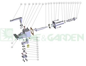 Sg7gc36001401 шатун sungarden gc360 шатун для насадки-сенокосилки gc360 для мотоблока sungarden mf360 п. 1