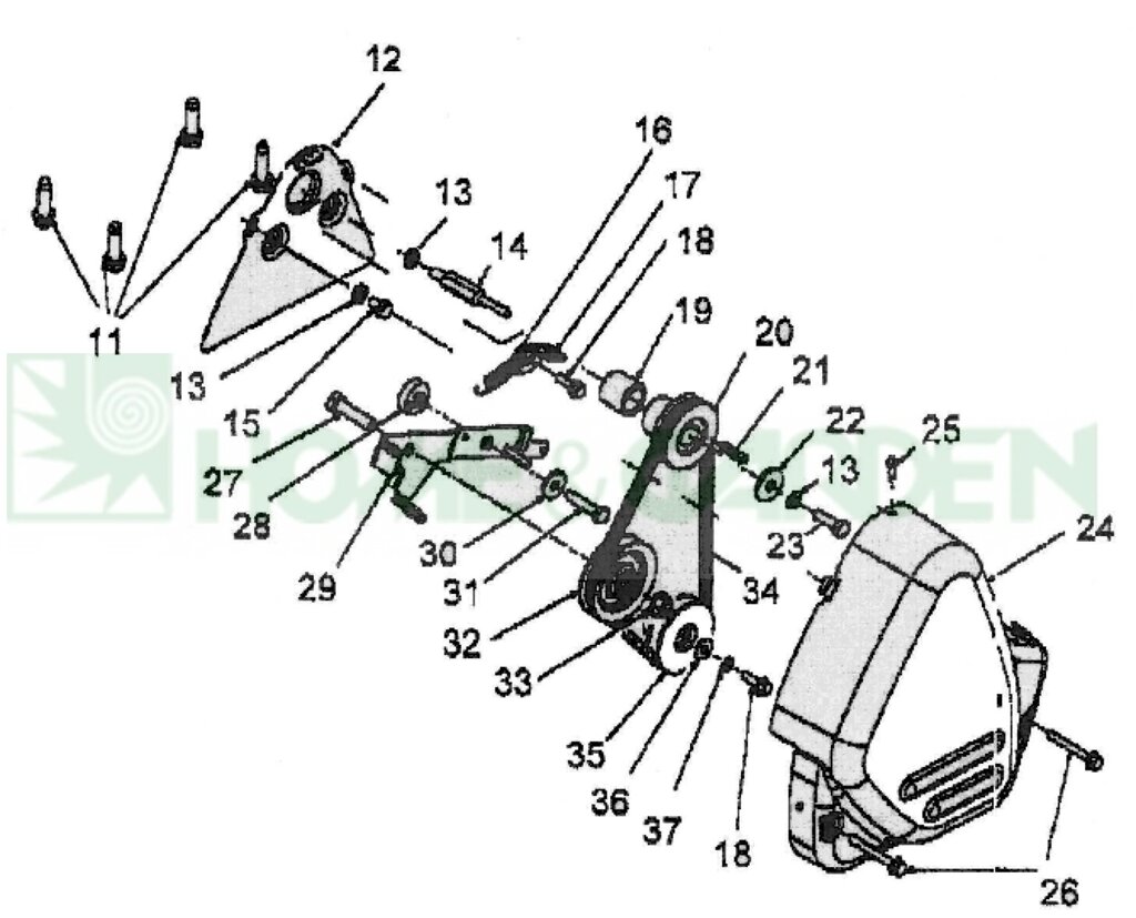 Шайба  mtd 7360685 736-0685 поз 36 для газонокосилки минитрактора-райдера 400 серии вертикутеров снегоуборщиков mtd поз от компании ООО ГенХольм - фото 1