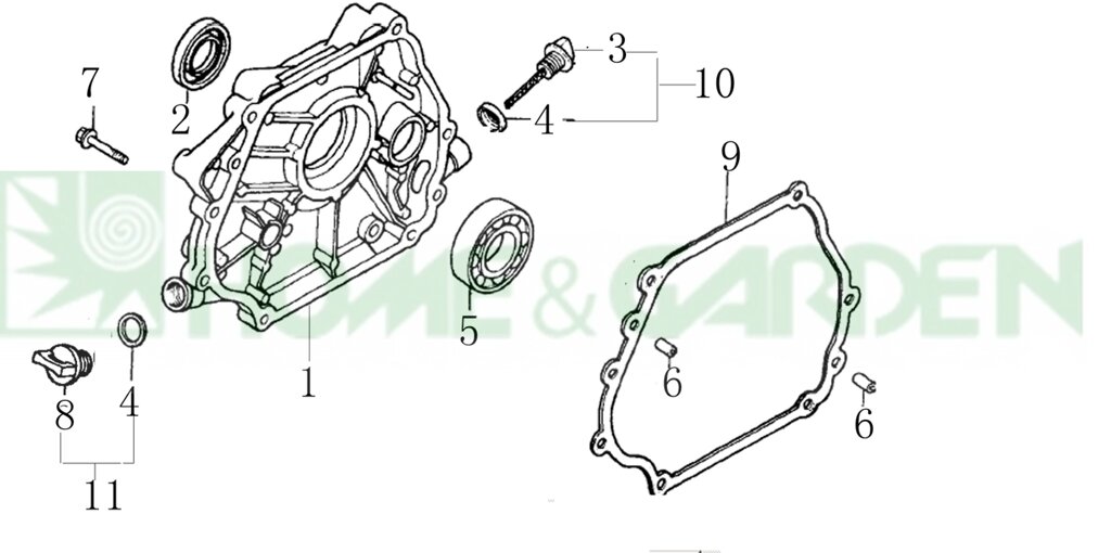 Щуп уровня масла zongshen 14301kb010000 14301-kb01-0000 щуп zongshen zs168fa zs168fae zs168fb zs168fbe поз10 от компании ООО ГенХольм - фото 1