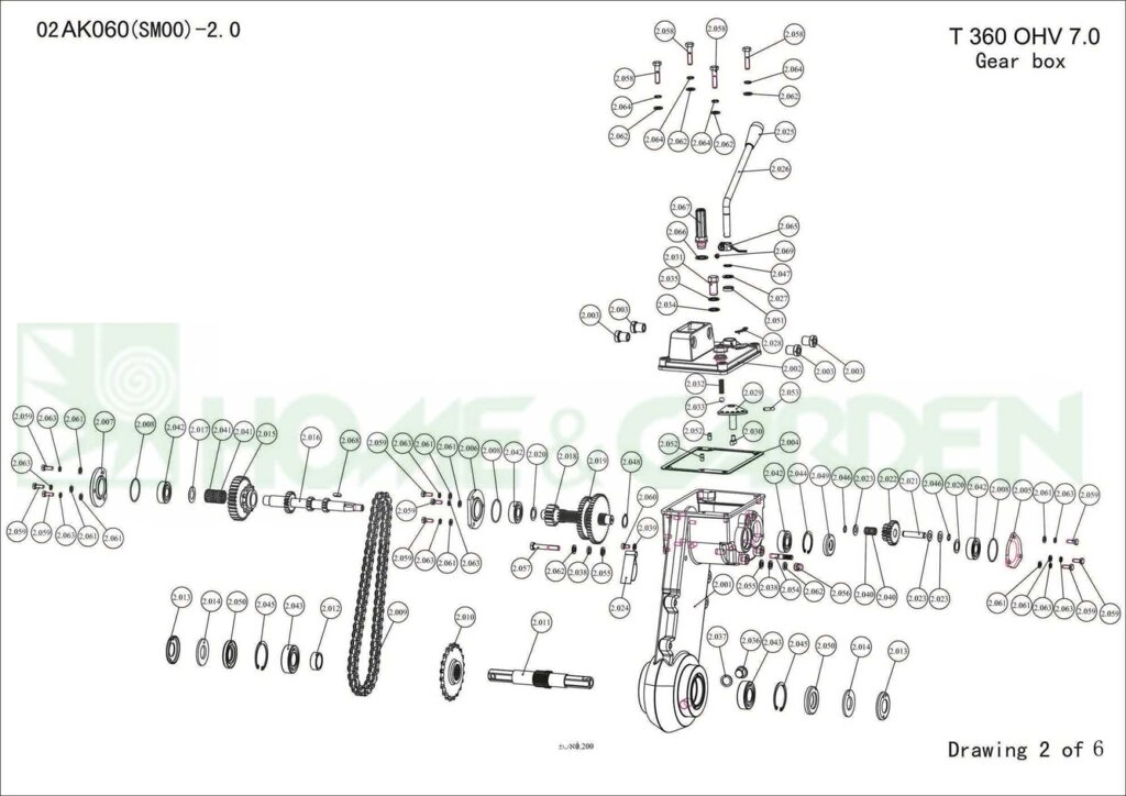 Шестерня культиватора sungarden t360 ohv70 02al0001 поз 2-015 t360 ohv 70 02al0001 31зуб sungarden sg5200020133 от компании ООО ГенХольм - фото 1