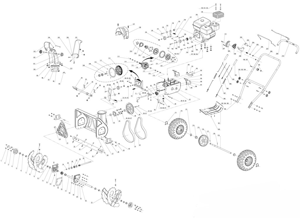 Шкив снегоуборщика sungarden stg50s привода шнека поз 146 sungarden 8122763001 8122-763001 от компании ООО ГенХольм - фото 1