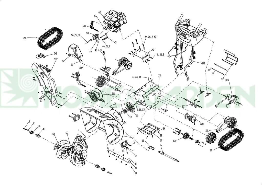 Шпонка шкива снегоуборщика mega 6180tb tornado 2460te lе ts 2465 2465l le lr lte ltr поз 61 sungarden sg1800044003 от компании ООО ГенХольм - фото 1