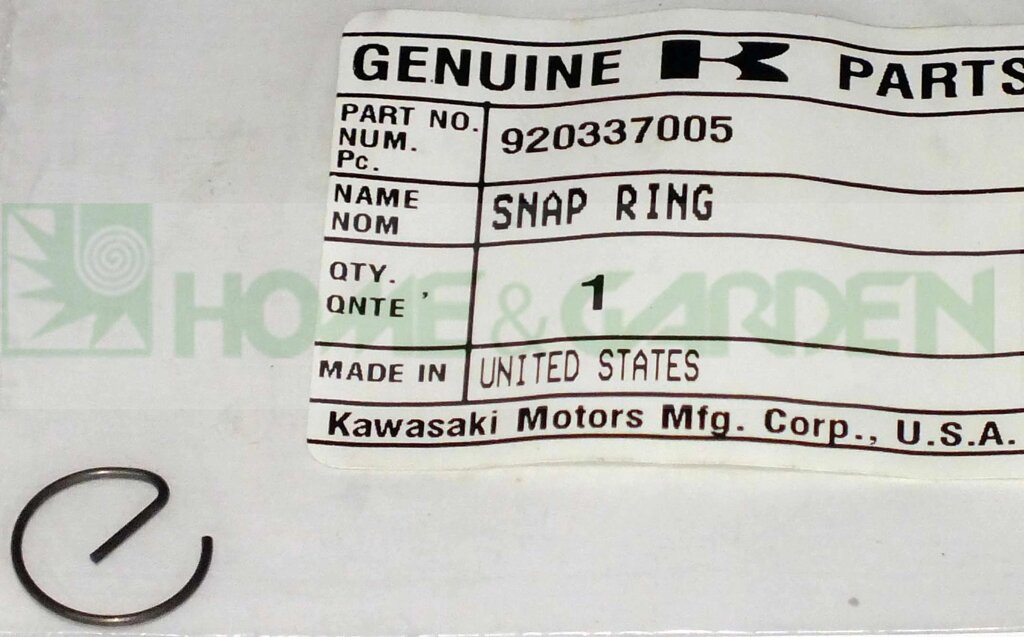 Стопорное кольцо kawasaki fh381v kawasaki 920337005 920337002 92033-7005 92033-7002 для kawasakif h381v fh430v fh451v от компании ООО ГенХольм - фото 1