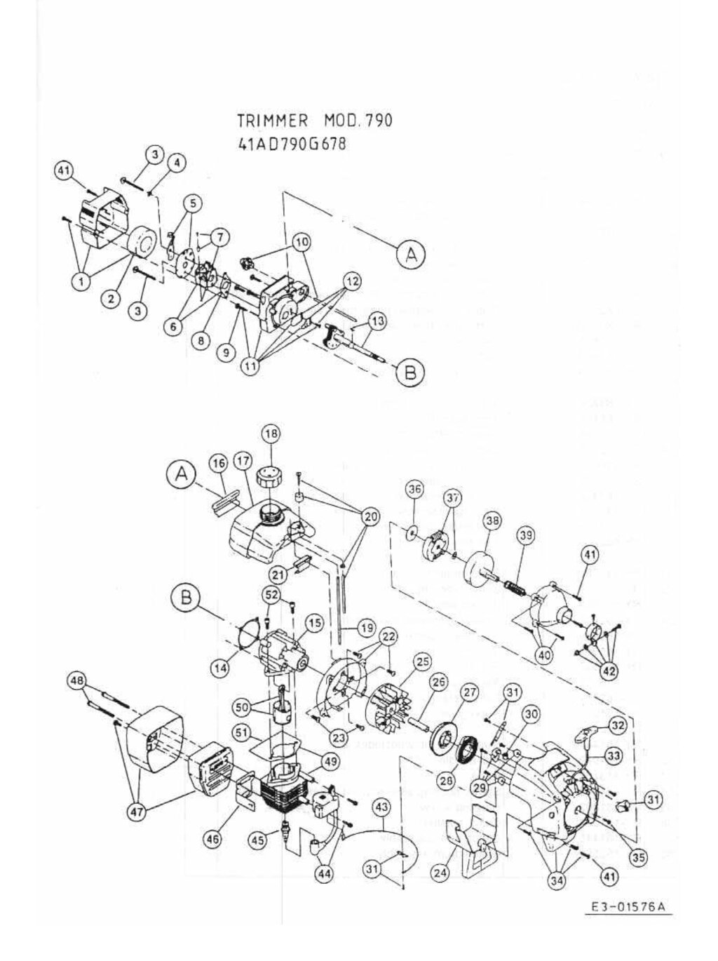 Топливный бак триммера mtd 725 790 ryobi 725 790 в сборе поз 17 mtd 791181438 791-181438 791-181802 753-04311 с разбора от компании ООО ГенХольм - фото 1