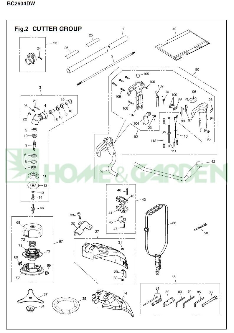 Защита для триммера zenoah komatsu bc2603dw поз49 bc2604 zenoah komatsu 405017110 4050-17110 от компании ООО ГенХольм - фото 1