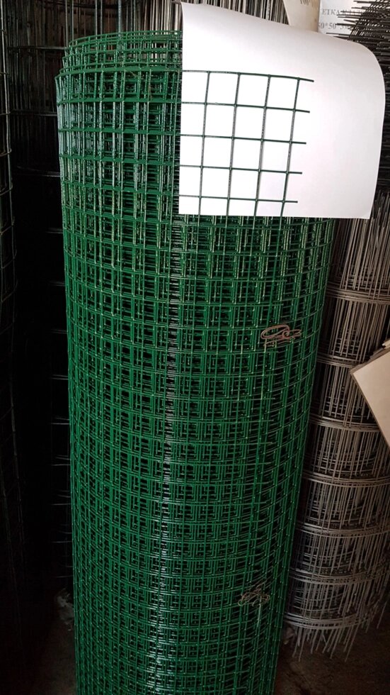 Сетка сварная в ПВХ 25*25 (1*25м) (786604176) купить в Тамбове за 490 руб