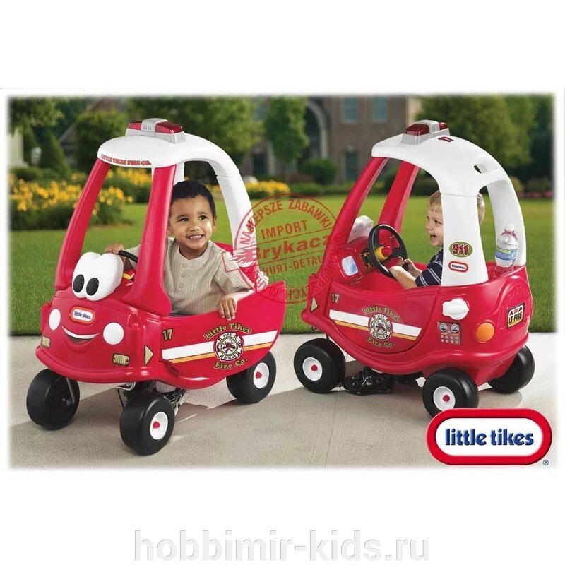 Автомобиль Little Tikes пожарная 172502 (Каталки cozy coupe) от компании Интернет магазин детских товаров "ХОББИ МИР KIDS" - фото 1