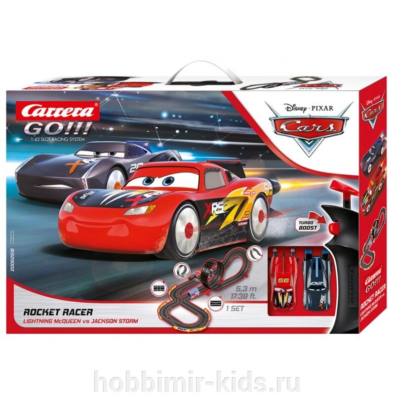 Автотрек Carrera GO!!! - Disney Cars - Rocket Racer 62518 (Автотреки Carrera) от компании Интернет магазин детских товаров "ХОББИ МИР KIDS" - фото 1