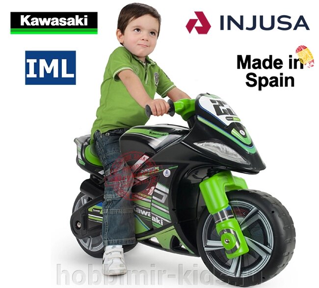 Беговел kawasaki injusa 19455 (Беговелы мото) от компании Интернет магазин детских товаров "ХОББИ МИР KIDS" - фото 1