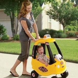 Детский автомобиль-каталка Такси Little tikes 172175 , цвет: желтый (Каталки cozy coupe)