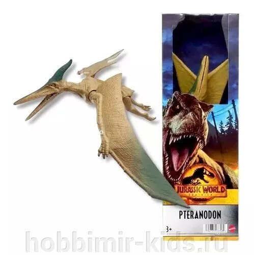 Фигурка Динозавр Птеранодон 48 см Jurassic World Pteranodon HFF08 (Jurassic World мир юрского периода) от компании Интернет магазин детских товаров "ХОББИ МИР KIDS" - фото 1