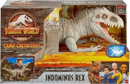 Фигурка Jurassic World Огромный Индоминус Рекс GPH95 динозавр rex (Jurassic World мир юрского периода) от компании Интернет магазин детских товаров "ХОББИ МИР KIDS" - фото 1