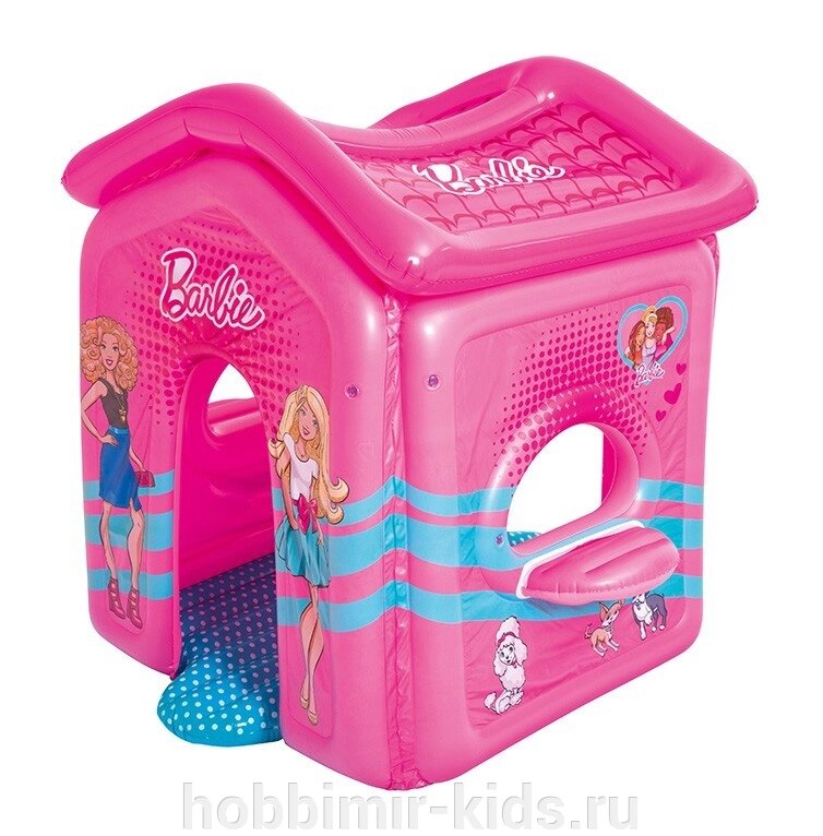 Игровой надувной домик Barbie BestWay 93208 (Домики садовые, тунели) от компании Интернет магазин детских товаров "ХОББИ МИР KIDS" - фото 1