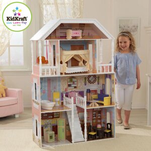 Kidkraft саванна - кукольный домик с мебелью 65023_ke (деревянные домики)