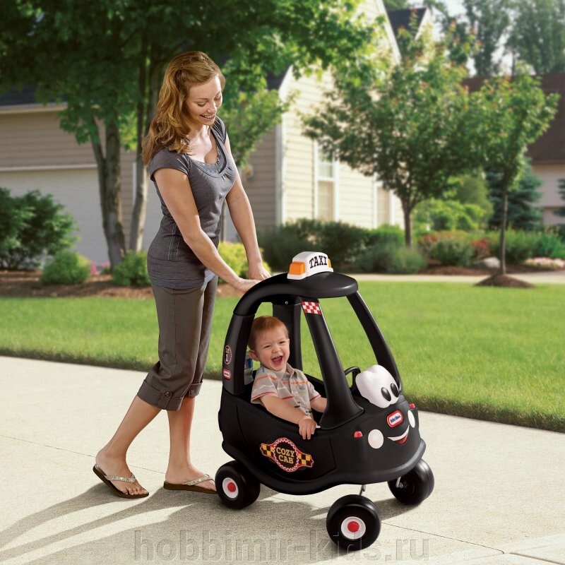 Машина-каталка Little Tikes Cozy Coupe Black Taxi 172182 (Каталки cozy coupe) от компании Интернет магазин детских товаров "ХОББИ МИР KIDS" - фото 1