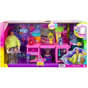 Набор игровой Barbie Экстра Туалетный столик GYJ70 (Аксессуары для кукол и пупсов)