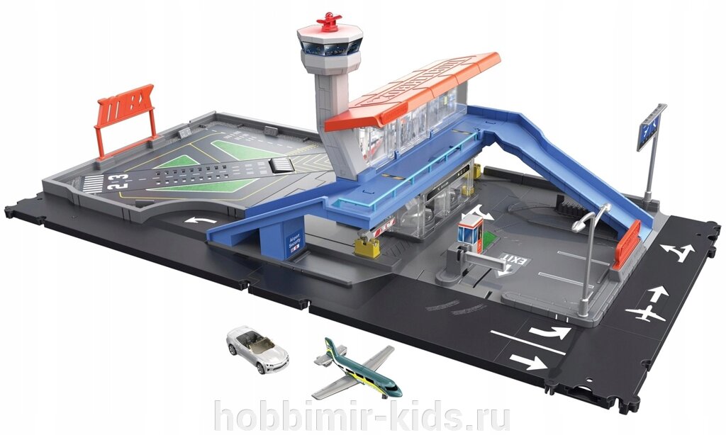 Набор приключений Matchbox Real Airport аэропорт HCN34 (Парковки, гаражи) от компании Интернет магазин детских товаров "ХОББИ МИР KIDS" - фото 1