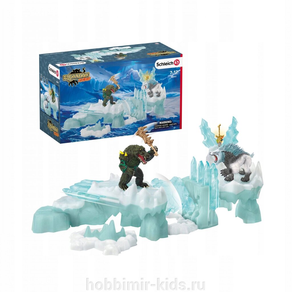 Набор Schleich.  Атака ледяной крепости. 42497 (Игрушки Schleich) от компании Интернет магазин детских товаров "ХОББИ МИР KIDS" - фото 1