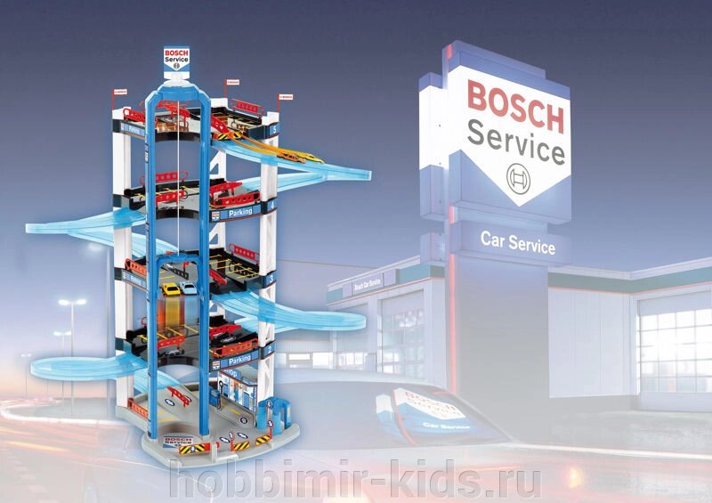 Парковка гараж 5 этажей bosch service klein 2813 (Парковки, гаражи) от компании Интернет магазин детских товаров "ХОББИ МИР KIDS" - фото 1