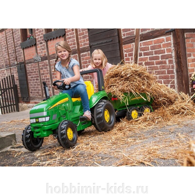 Педальный трактор Rolly Toys John Deere rollyX-Trac 3-10 лет 035632 (Трактора детские) от компании Интернет магазин детских товаров "ХОББИ МИР KIDS" - фото 1