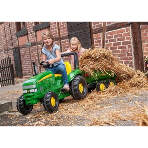 Педальный трактор Rolly Toys John Deere rollyX-Trac 3-10 лет 035632 (Трактора детские)