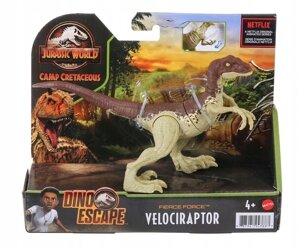 Фигурка Mattel Jurassic World Свирепая сила, Велоцираптор, базовая, GWN31_GWN32 (Jurassic World мир юрского периода)