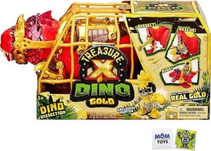 Набор интерактивной игрушки Treasure X Dino Gold Красный Т-Рекс 41644 (Развивающие игрушки)