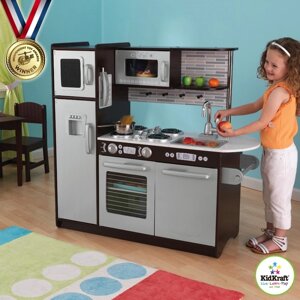 Детская деревянная кухня KidKraft Espresso 53260 (Кухни деревянные)