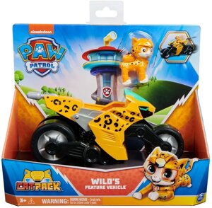 Набор Щенячий патруль: автомобиль + фигурка дикого зверя Wild paw patrol 20138790 (Продукция Hasbro)