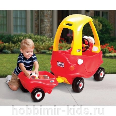 Прицеп красный для каталки Little Tikes 620720 (Каталки cozy coupe) от компании Интернет магазин детских товаров "ХОББИ МИР KIDS" - фото 1