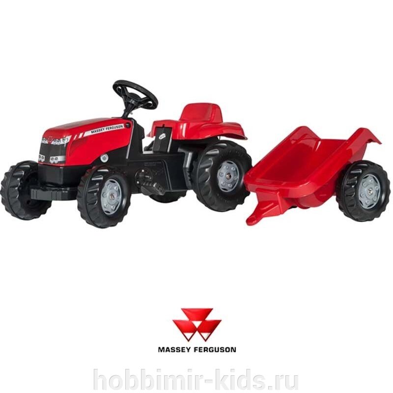 Трактор педальный rollyKid Rolly Toys Massey Ferguson 012305 (Трактора детские) от компании Интернет магазин детских товаров "ХОББИ МИР KIDS" - фото 1