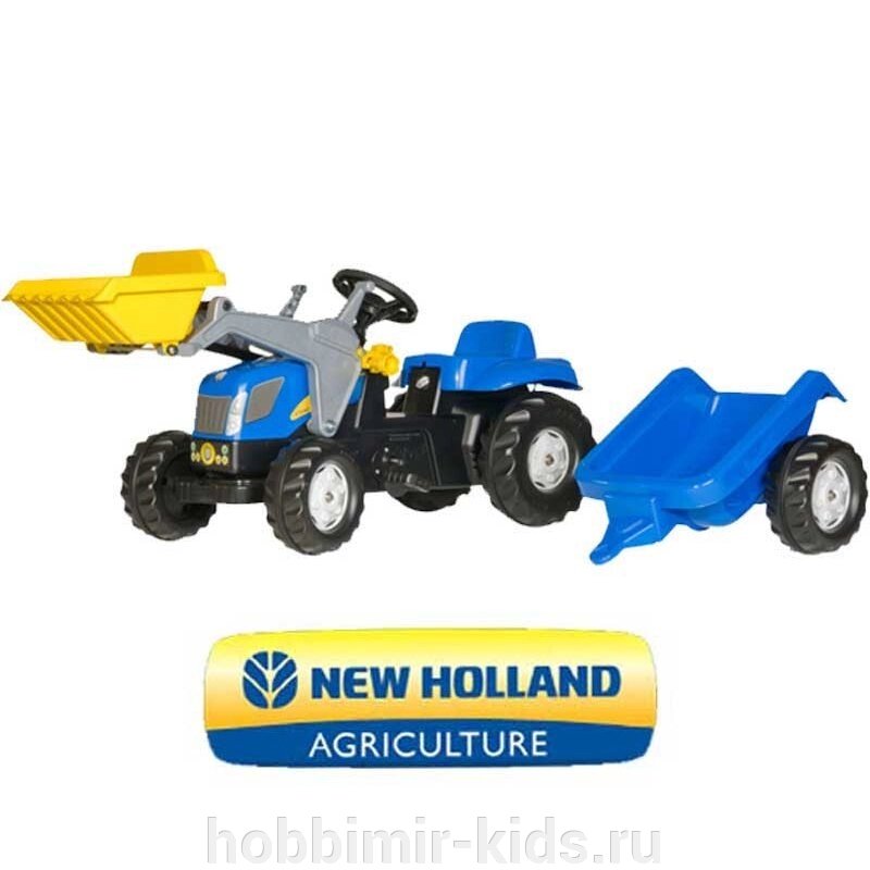 Трактор Rolly Toys RollyKid New Holland 023929 (Трактора детские) от компании Интернет магазин детских товаров "ХОББИ МИР KIDS" - фото 1