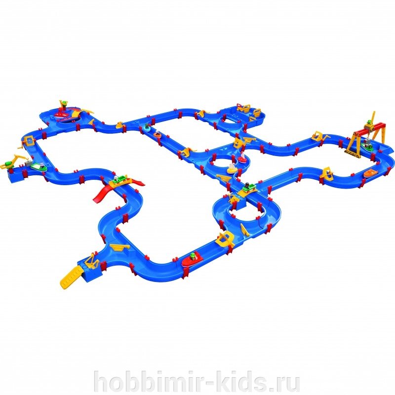 Водный трек BIG Great Water AquaPlay GigaSet + аксессуары (Песочницы, водные столы) от компании Интернет магазин детских товаров "ХОББИ МИР KIDS" - фото 1