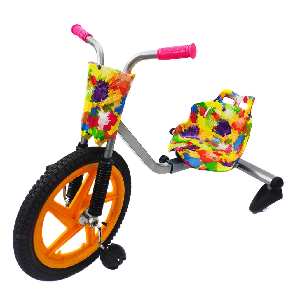 Детский трехколесный велосипед Дрифт Карт Drift-Trike черный от компании HumanToday - Товары для людей, идущих в ногу со временем - фото 1