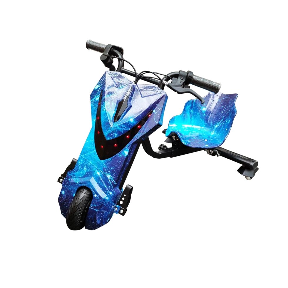 Электроскутер Дрифт Карт Drift-Trike MINIPRO Mi T01 синий космос ##от компании## HumanToday - Товары для людей, идущих в ногу со временем - ##фото## 1