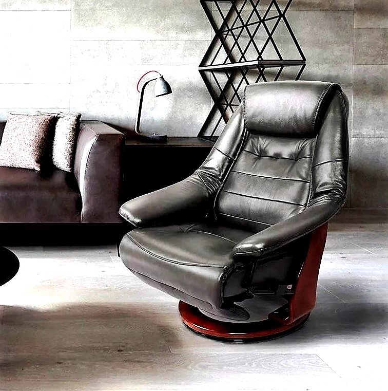 Кресло с электрическим реклайнером Relax Concord. Натуральная кожа. от компании HumanToday - Товары для людей, идущих в ногу со временем - фото 1