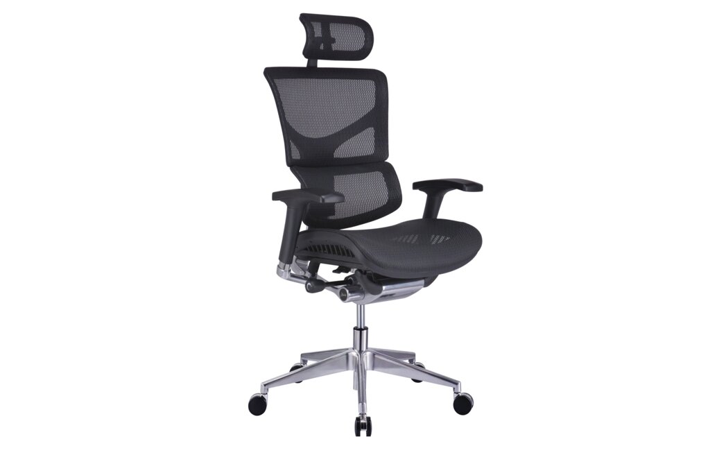 Офисное компьютерное кресло Expert Sail черное от компании HumanToday - Товары для людей, идущих в ногу со временем - фото 1