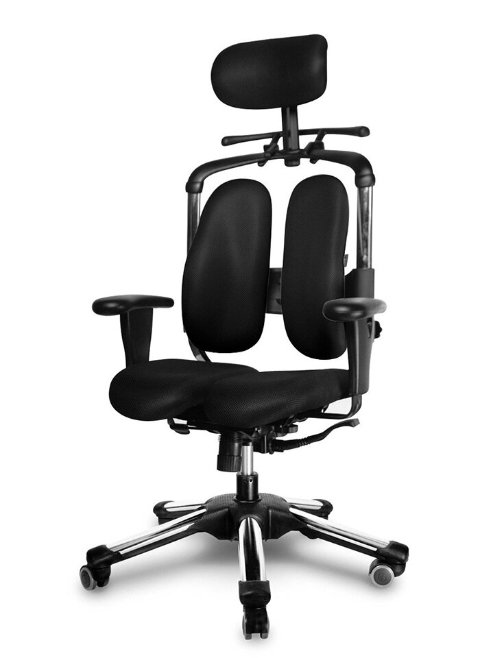 Ортопедическое кресло Hara Chair NIETZSCHE UD, ткань от компании HumanToday - Товары для людей, идущих в ногу со временем - фото 1