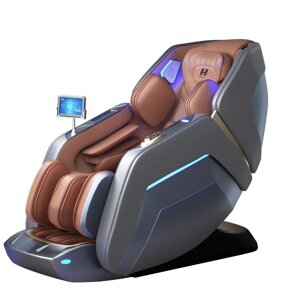 Массажное кресло Hatico Pro Premier SL 4D – Серый- Кирпичный